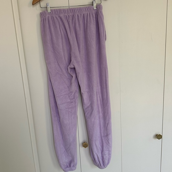 Stoney Clover Lane x Donni Terry Sweatpants in Lilac, size: L - Picture 3 of 3